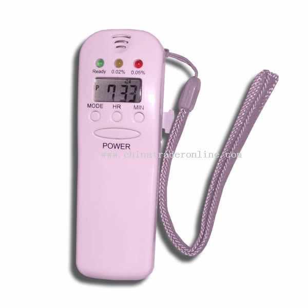 Alcohol Tester with LCD Clock from China