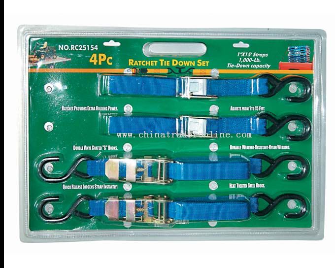 Baggage Tie Down Set for Auto (four pieces) from China