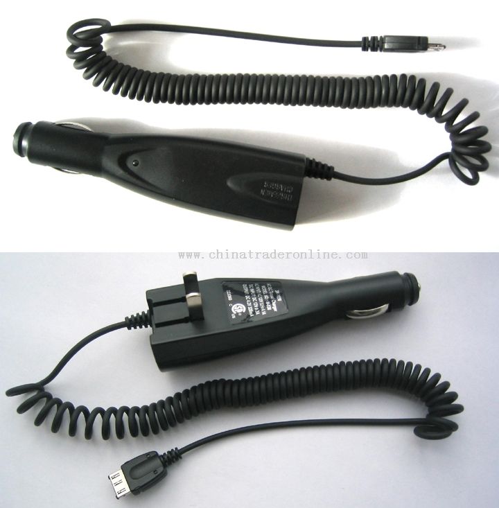 Car/Travel 2 in 1 Mobile Phone Charger from China