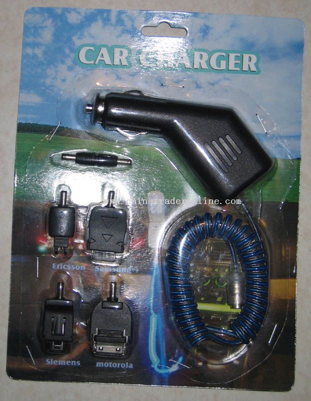 EL wire car charger for mobile phone