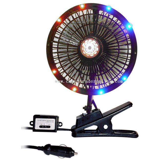 CAR FAN WITH LED from China