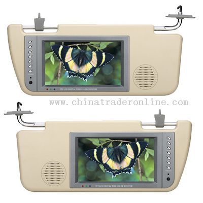 7 inches wide view angle 16:9 display mode Car Monitor