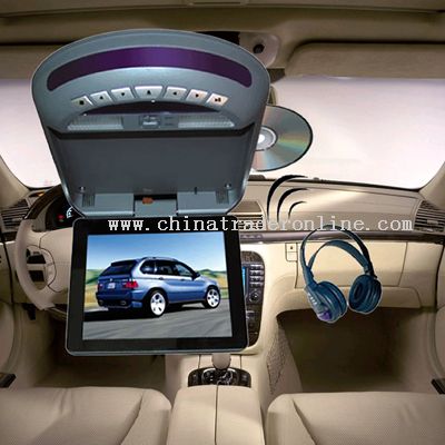 8 inches roof-mounted TFT-LCD monitor with DVD player and TV from China