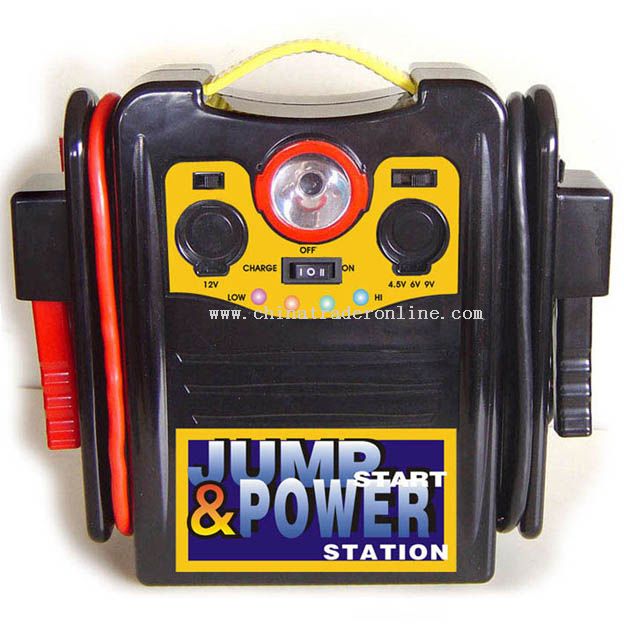 JUMP START WITH AIR COMPRESSOR