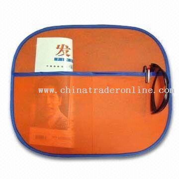 Car Side Window Shade with Organizer Inside and Two Functions Combined from China