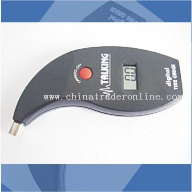 Digital tire pressure gauge