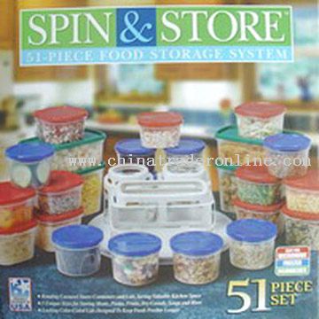 51pc Spin and Storage Set