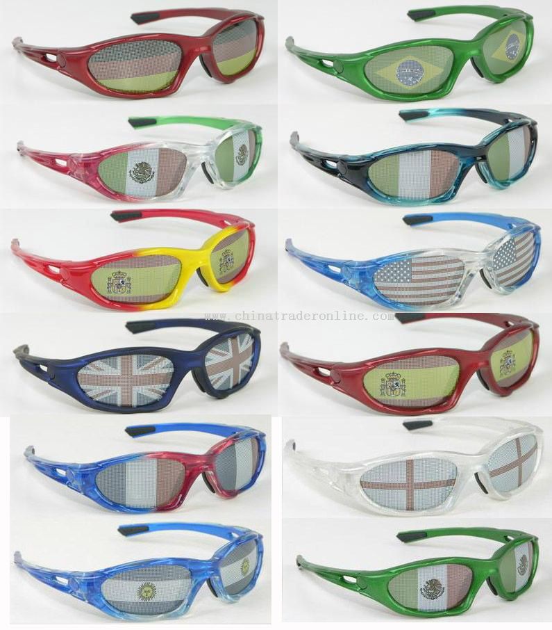 National Flag Sunglasses from China