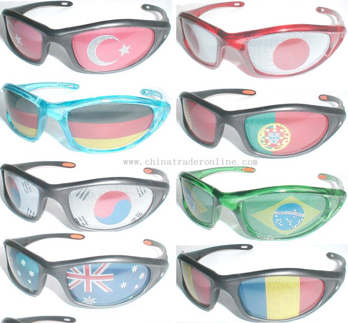 National Flag Sunglasses from China