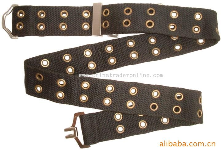 Nailed canvas belt from China