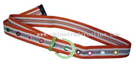 Three color canvas fashion belt from China