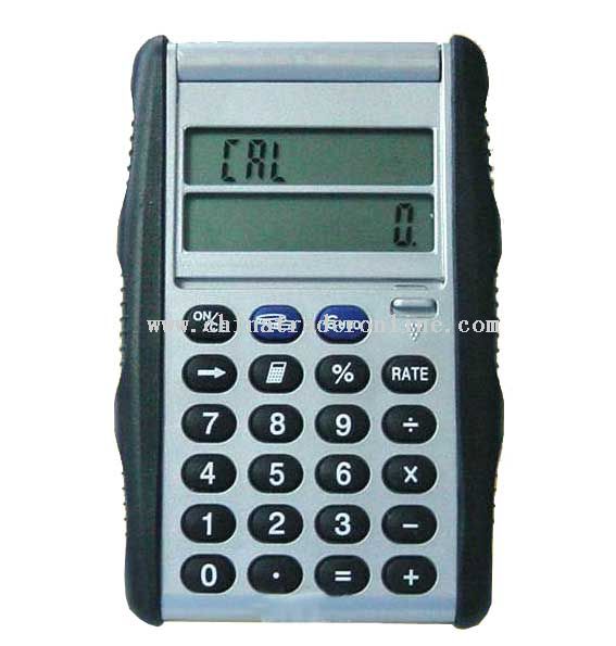 Flip top currencey covert calculator