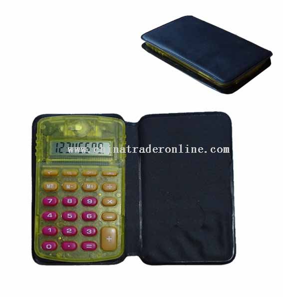 handheld calculator with wallet from China