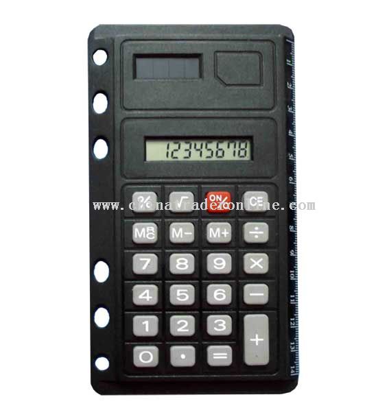 organize calculator with ruler from China