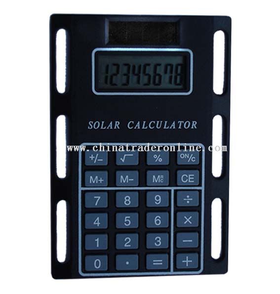 slim calculator with solar from China