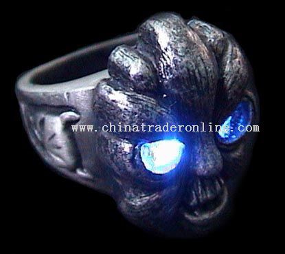 Flash Alloy Finger Ring from China