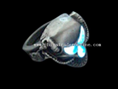 Flash Alloy Finger Ring from China