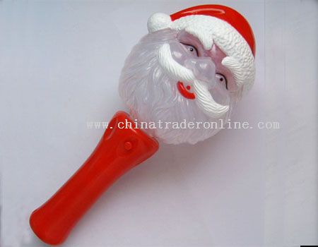 led magic spinning santa claus