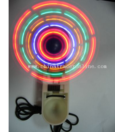 Foldable LED Mini Fan with Lanyard