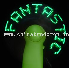 LED Logo Fan-Green LED