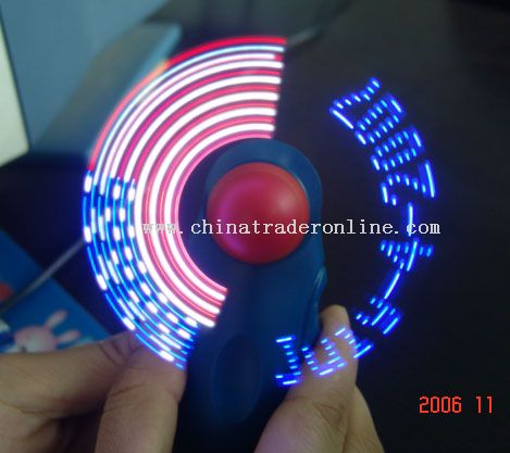 USA Flag LED Fan from China