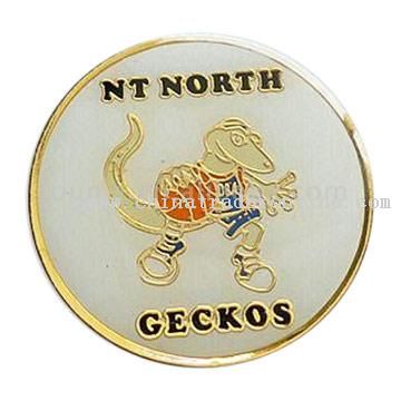 Badges Stamped with Copper or Brass