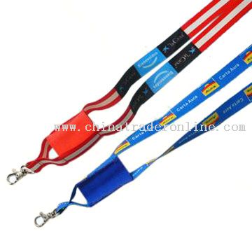 Heat-Transferred Lanyards With Mobile Phone Holder