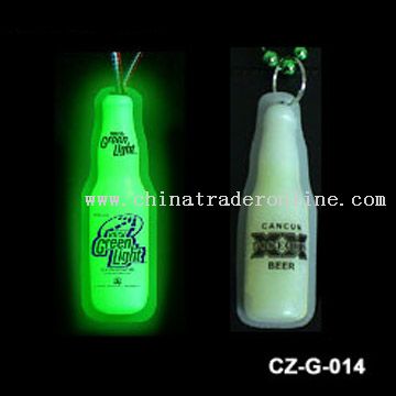 Small Glow Bottle Badge