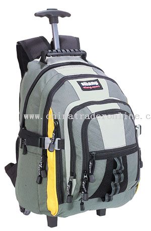 420D 2mm checked/ulelene WHEELED BACKPACK