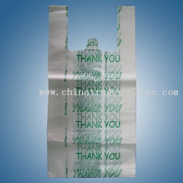 Biodegradable T-Shirt Bag from China