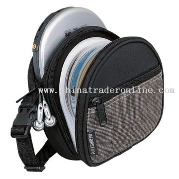 CD/DV Player Wallet with Shoulder Strap