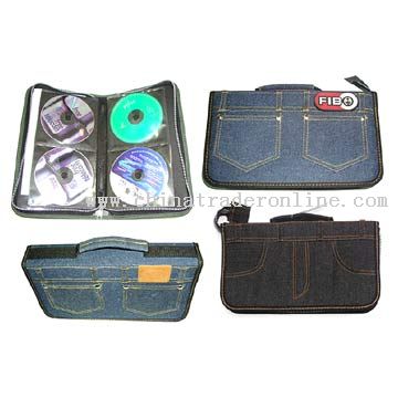 Jean Cloth CD Wallets from China