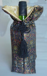 Traditional Chinese cloth style wine carrier from China