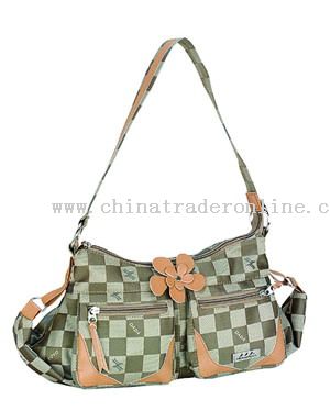 Jacquard+PU LADY BAG from China