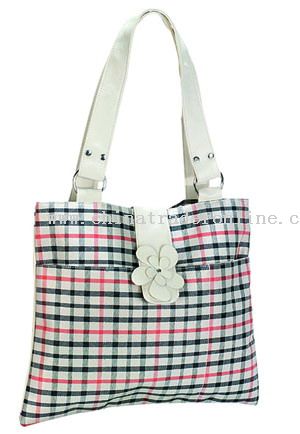 Polesster+PVC leather LADY BAG