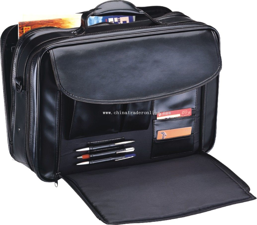 Laptop computer bag in PU material from China