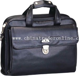 PU Laptop computer bag with shoulder strap from China