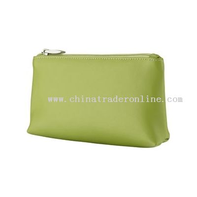 Make up bag with PU/PVC material