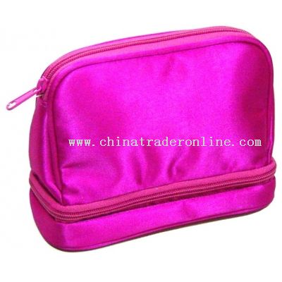 SATIN PVC FOR BODY cosmetic bag from China