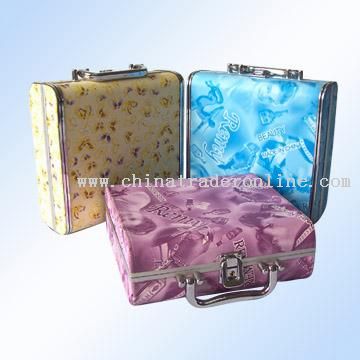 colorful PVC leather cosmetic bag