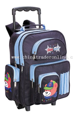 450*450D/PVC WHEELED SCHOOL BAG