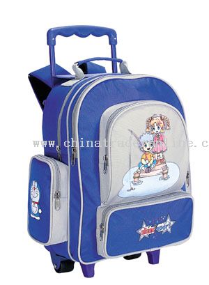 450*450D/PVC WHEELED SCHOOL BAG