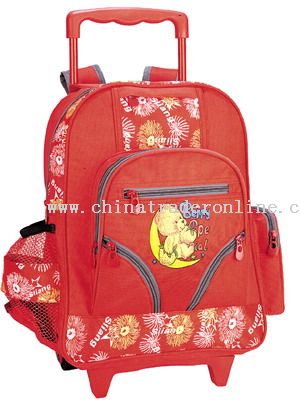 600X600D/PVC WHEELED SCHOOL BAG from China