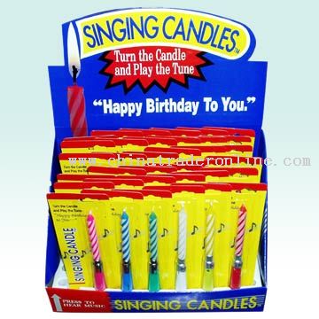 Music Birthday Candles from China