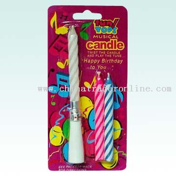 Music Birthday Candles from China