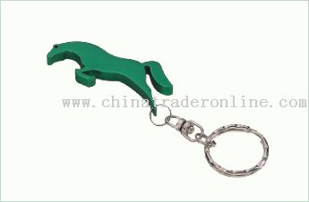 Animal Shape Bottle Opener Keychain from China