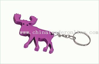 Animal Shape Bottle Opener Keychain