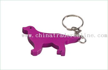 Animal Shape Bottle Opener Keychain