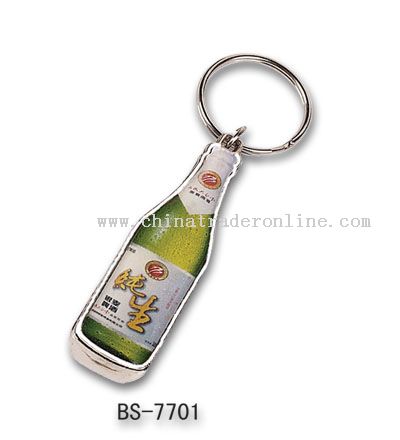 Bottle Shape Keychain Bottle Opener from China