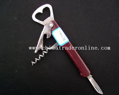 Bottle Opener with Corkscrew from China